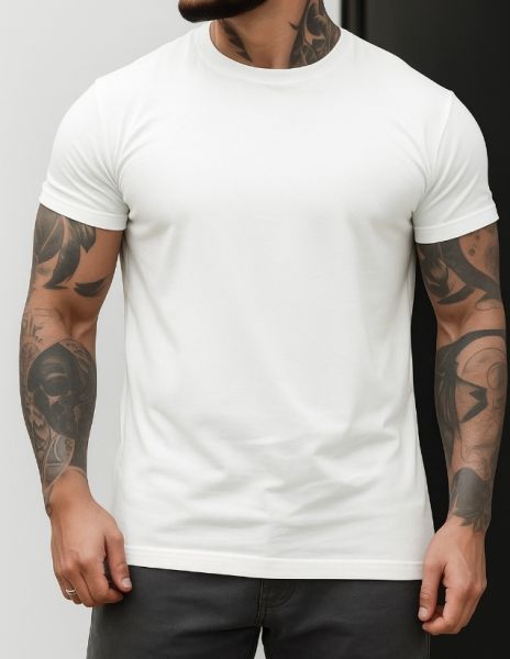 Camiseta Masculina   Lisa 100% Algodão
